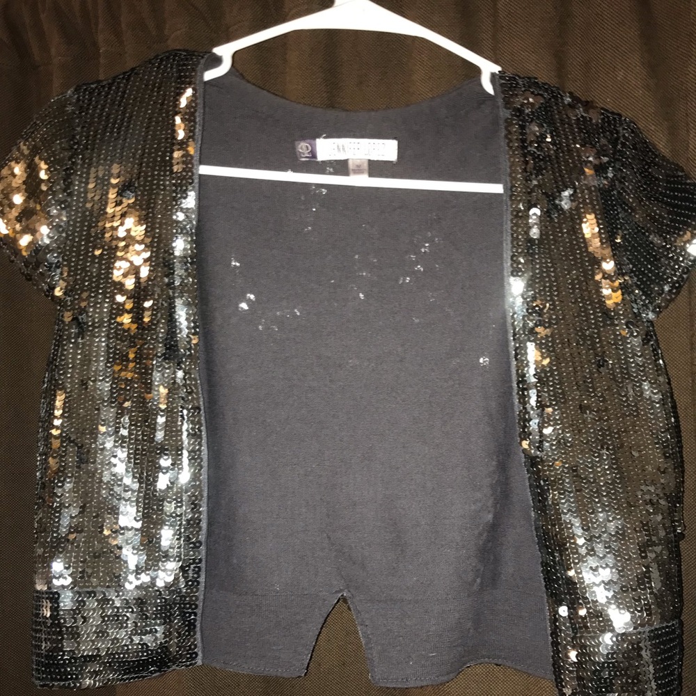 Jennifer Lopez sequin Shaw